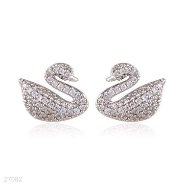 sparkling swan paved silver tops